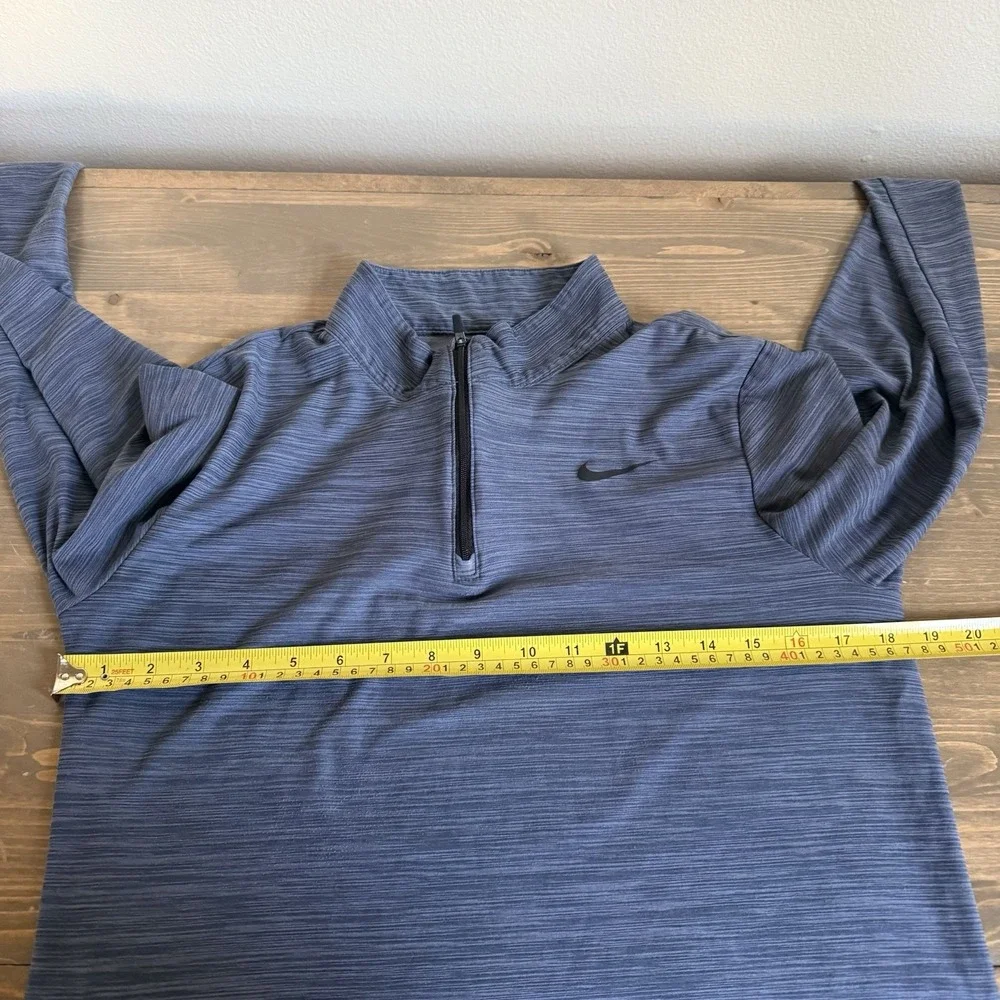 Nike Women's Small Grey‎ 1/4 Quarter Zip Dri Fit Pullover Active Work Out